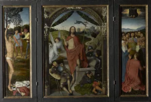 Christian Faith Art Prints: Triptych of The Resurrection