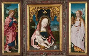Jan Provoost's Triptych, c.1505-c.1525 Print