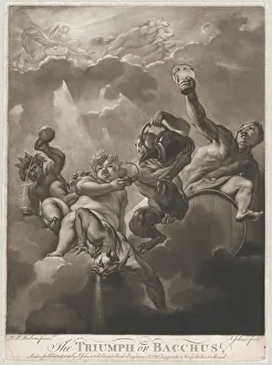 The Triumph of Bacchus, 1776. Creator: Isaak Jehner The Triumph of Bacchus, 1776. Creator: Isaak Jehner