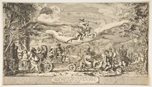 The Triumph of Modern Art, 18th century. Creator: Attributed to Jean Barbault (French The Triumph of Modern Art, 18th century. Creator: Attributed to Jean Barbault (French