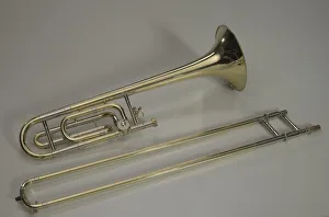Trombone played by Fred Wesley, after 2003. Creators: Vincent Bach Corporation Trombone played by Fred Wesley, after 2003. Creators: Vincent Bach Corporation