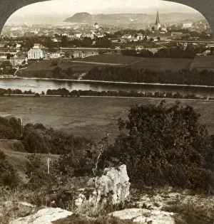 Trondhjem, its homes, warehouses and cathedral, between river Nid and Fjord, Norway, 1905 Trondhjem, its homes, warehouses and cathedral, between river Nid and Fjord, Norway, 1905