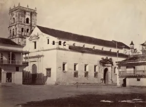 Albumen Silver Print Art Prints: Tropical Scenery, Cathedral, Cartagena, 1871. Creator: John Moran