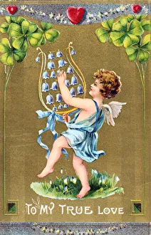 To My True Love, American Valentine card, c1910 To My True Love, American Valentine card, c1910