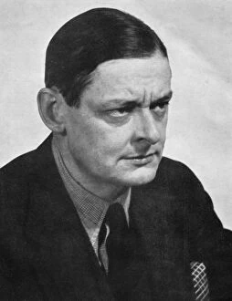 Images Dated 17th November 2007: TS Eliot, American-born British poet dramatist and critic, c1950s. Artist: Man Ray