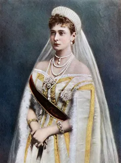 Tsarina Alexandra, Empress consort of Russia, late 19th-early 20th century Tsarina Alexandra, Empress consort of Russia, late 19th-early 20th century