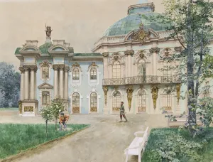 Tsarskoye Selo, 1898. Artist: Kopallik, Franz (1860-1931) Tsarskoye Selo, 1898. Artist: Kopallik, Franz (1860-1931)