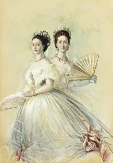 Tsesarevna Maria Feodorovna (1847-1928), later Empress of Russia, and the Princess of Wales Tsesarevna Maria Feodorovna (1847-1928), later Empress of Russia, and the Princess of Wales