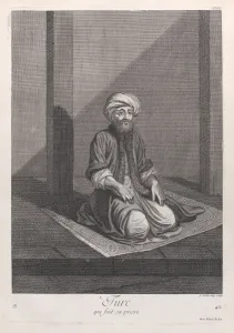 Turc, qui fait sa priere, 1714-15. Creator: Unknown Turc, qui fait sa priere, 1714-15. Creator: Unknown