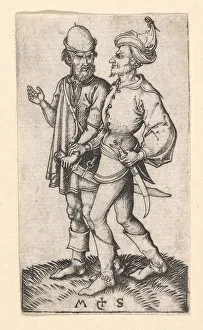 Two Turks, ca. 1435-1491. Creator: Martin Schongauer Two Turks, ca. 1435-1491. Creator: Martin Schongauer