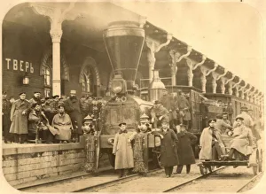 Tver Station of the Moscow-Saint Petersburg Railway (Nicholas Railway), 1855-1864 Tver Station of the Moscow-Saint Petersburg Railway (Nicholas Railway), 1855-1864