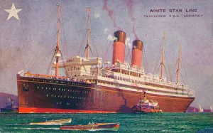 Twin-Screw RMS Adriatic of the White Star Line, c1907 Twin-Screw RMS Adriatic of the White Star Line, c1907