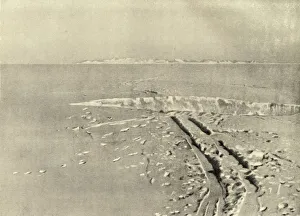 Ernest Shackleton Prints: A Typical Crevasse on Level Surface, c1908, (1909)