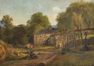 Nationalmuseum Stockholm Collection Prints: Tyrolean Landscape. Study, c.1836. Creator: Louis Gurlitt