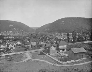 Tyrone, Pennsylvania Print c1897