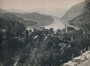 Hardangerfjord Landscape Prints: Ulvik, Hardanger, 1914. Creator: Unknown