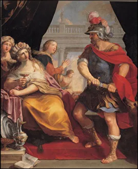 Ulysses and Circe, c. 1650-1660. Artist: Sirani, Giovanni Andrea (1610-1670) Ulysses and Circe, c. 1650-1660. Artist: Sirani, Giovanni Andrea (1610-1670)
