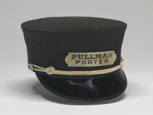 Uniform cap worn by Pullman Porter Philip Henry Logan, 1966. Creator: Unknown Uniform cap worn by Pullman Porter Philip Henry Logan, 1966. Creator: Unknown