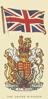 Union Jack Design Prints: The United Kingdom, c1935. Creator: Unknown