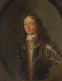 Baroque Style Oil Painting Prints: Unknown man called Stenbock, 1690. Creator: Martin Mytens the elder