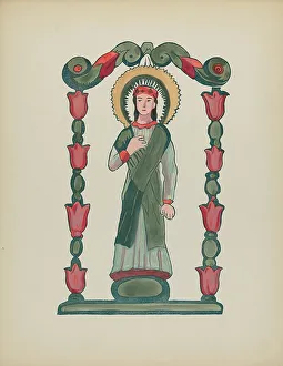 Immaculate Conception Art Prints: Unpublished Print for Immaculate Conception, 1935/1942. Creator: Unknown