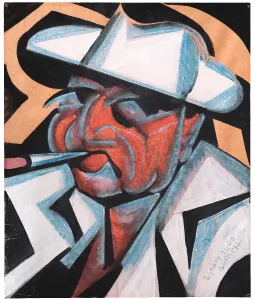 Untitled Print, c1930, a woman in a hat and coat
