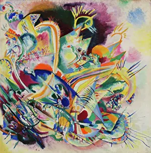 Blue Rider Movement Prints: Untitled (Improvisation V), 1914. Creator: Kandinsky, Wassily Vasilyevich (1866-1944)