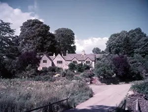 Upper Slaughter Print, Cotswold stone houses