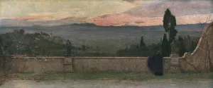 Amalgamated Press Ltd Publications Prints: Val D Arno: Evening, c1901, (c1930). Creator: Matthew Ridley Corbet