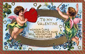 To My Valentine, American Valentine card, c1908 To My Valentine, American Valentine card, c1908