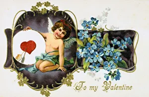 To My Valentine, American Valetine card, 1907 To My Valentine, American Valetine card, 1907