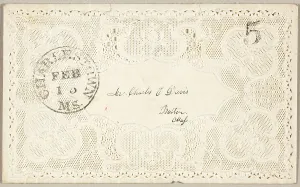 1860/69 Valentine Envelope Print