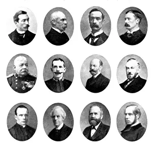 Victorian Era Politicians Prints: Various portraits, 1898. Creators: Unknown, Russell & Sons, Elliott & Fry, Maull & Fox