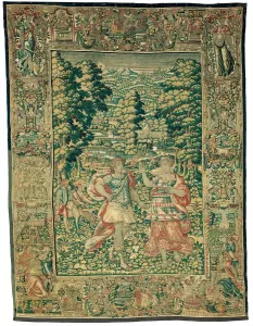 Venus and Adonis (?) with the Duck Hunt, Flanders, c. 1600 Venus and Adonis (?) with the Duck Hunt, Flanders, c. 1600