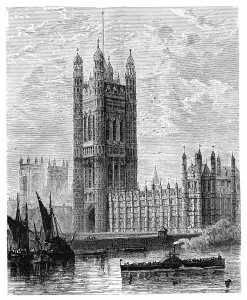 The Victoria Tower and the Houses of Parliament, London, 1900 The Victoria Tower and the Houses of Parliament, London, 1900