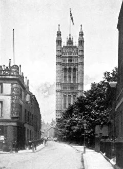 The Victoria Tower, Palace of Westminster, London, c1905 The Victoria Tower, Palace of Westminster, London, c1905