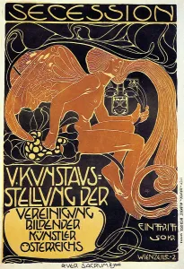 Vienna Secession, Fifth Exhibition poster, 1899 Vienna Secession, Fifth Exhibition poster, 1899