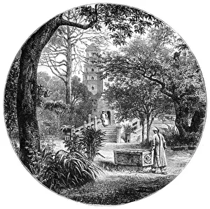 Queen Victoria Illustration Prints: View in Canton, 1900