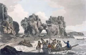 River Avon Views Prints: View of the Castle Rock, pub. 1793