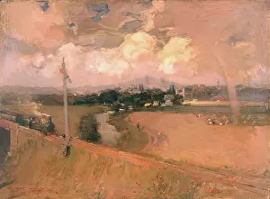 Print of Train on Elgin Branch Line