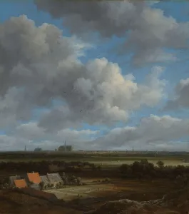 Jacob Van Ruisdael Paintings Prints: View of Haarlem from the Northwest