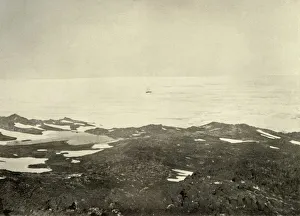 Ernest Shackleton Prints: View from High Hill... The Ship in Loose Pack, c1908, (1909)