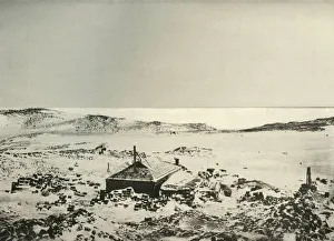 Shackleton's Nimrod Expedition Prints: A View of the Hut Looking Northwards. c1908, (1909)