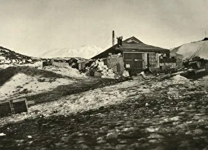 Ernest Shackleton Prints: Another View of the Hut in Summer, c1908, (1909)