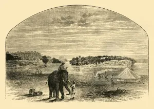 Cassell And Company Prints: View on the Indus, 1890. Creator: Unknown