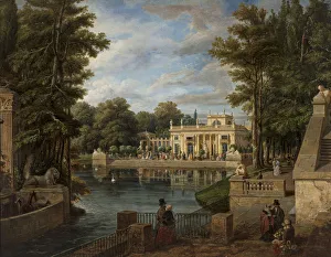 View of the Lazienki Palace in summer, 1836-1837 View of the Lazienki Palace in summer, 1836-1837