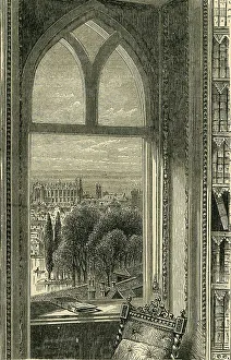 Victorian Era Literature Images Prints: View from the Library Window, Windsor Castle, c1897. Creator: Unknown