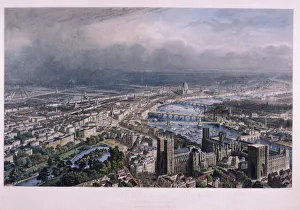 View of London from Westminster, c1850. Artist: A Appert View of London from Westminster, c1850. Artist: A Appert