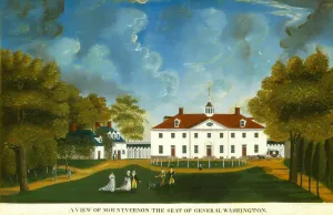 A View of Mount Vernon, 1792 or after. Creator: Unknown A View of Mount Vernon, 1792 or after. Creator: Unknown