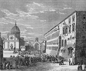 James Grant Engravings Prints: View in Naples, c1880